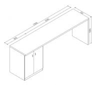 ���Ƴ� LHC-BT0710 ��̨ 2800*700*1000H